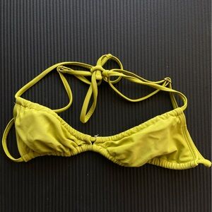 Bright green Bikini Top + bottoms